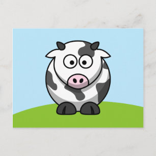 Cute Cow Postcard
