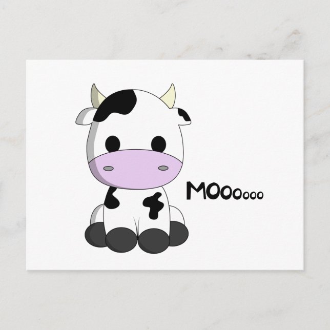 Cute cow postcard (Front)