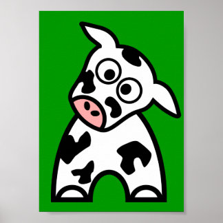 Cute Cow Poster
