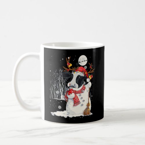 Cute Cow Snowcow Christmas Cow Snowman Winter Xmas Coffee Mug