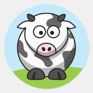 Cute Cow Sticker