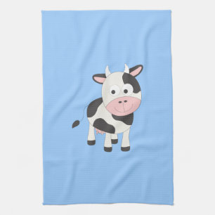 Cute cow towel