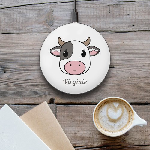 Cute Cow Wireless Charger