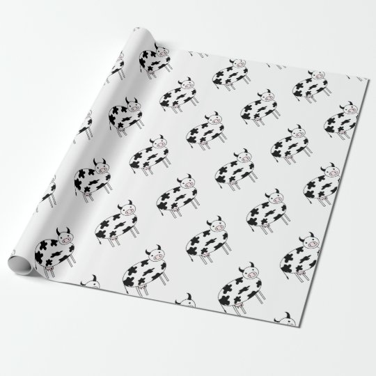 Cute Cow Wrapping Paper