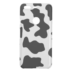 cute cowboy black and white farm cow print uncommon google pixel case