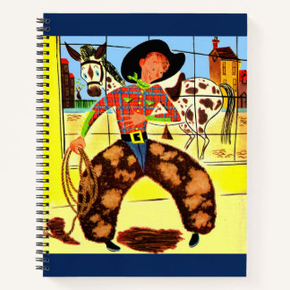 cute cowboy notebook
