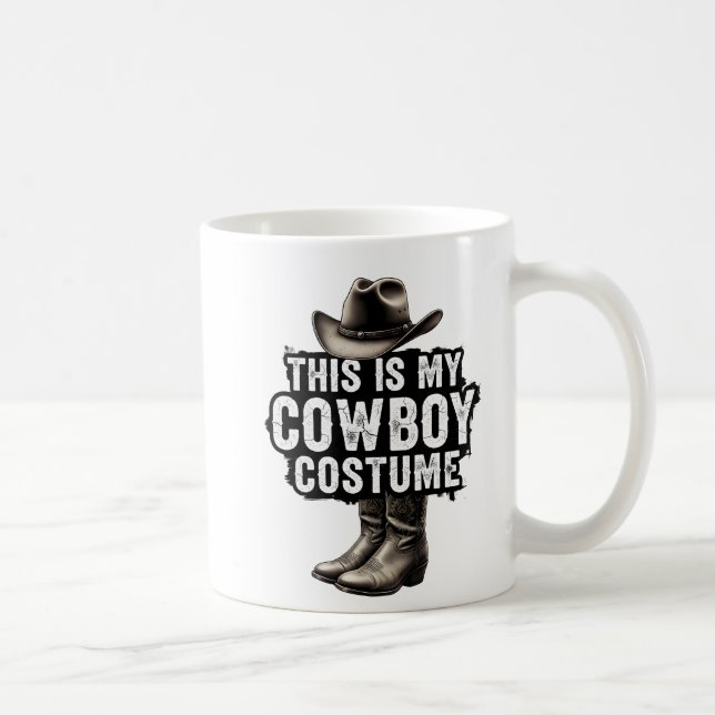 Cute Cowboy Western Cowboy Outfit Men  Coffee Mug (Right)