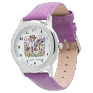 Cute cowgirl training add name watch
