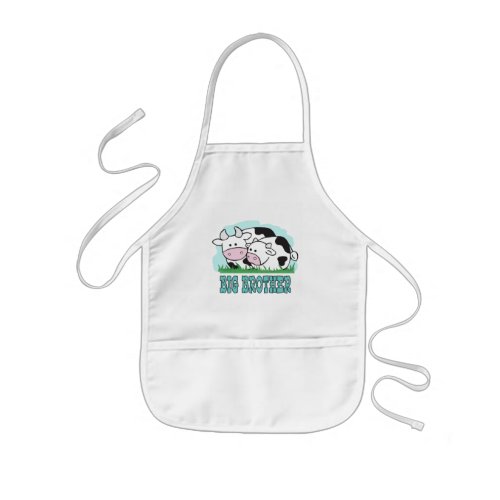 Cute Cows Big Brother Kids Apron