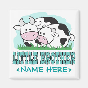 Cute Cows Little Brother Magnet