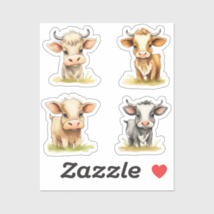 Cute Cows Sticker
