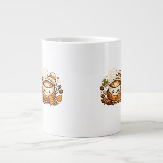 Cute Cozy Cappuccino Coffee Mug