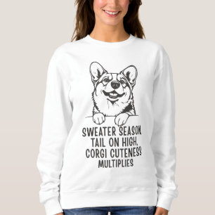 Cute Cozy Corgi Lover Sweatshirt for Fall & Winter