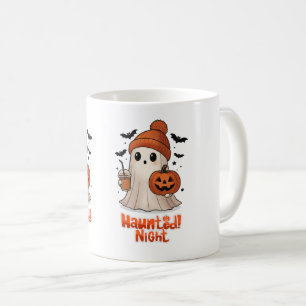 Cute Cozy Ghost Halloween Coffee Mug