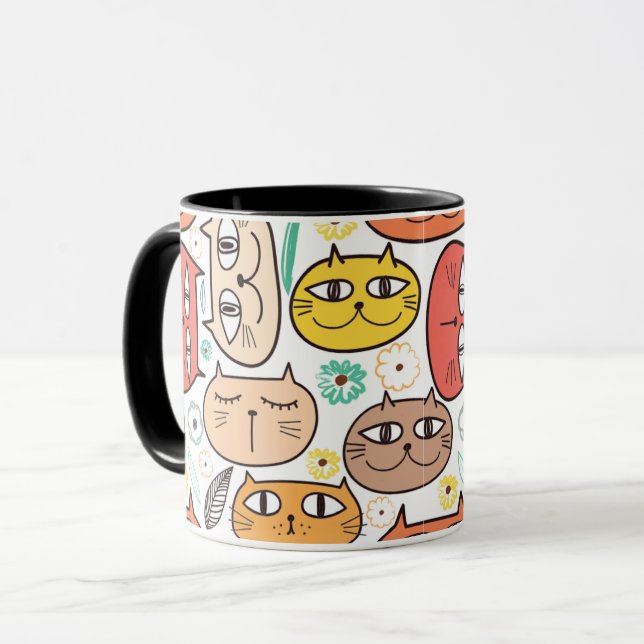 Cute & Cozy Mug for Your Daily Coffee (Front Left)