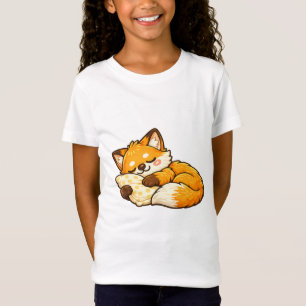 Cute Cozy Sleeping Fox T-Shirt