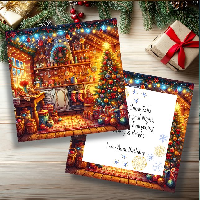 Cute Cozy Vintage Kitsch Christmas Festive Kitchen (Creator Uploaded)