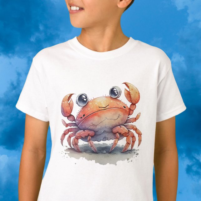 Cute Crab Boy's T-Shirt (Creator Uploaded)