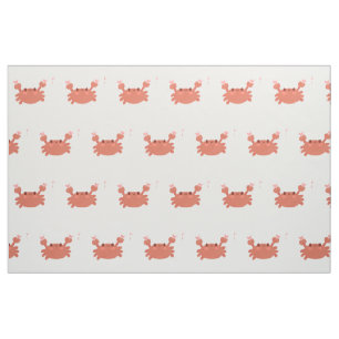 Cute crab fabric
