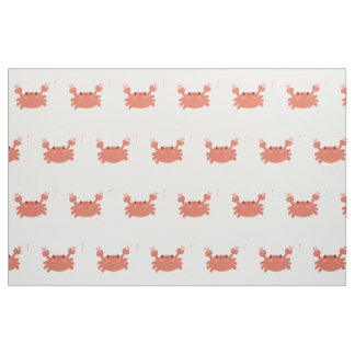 Cute crab fabric