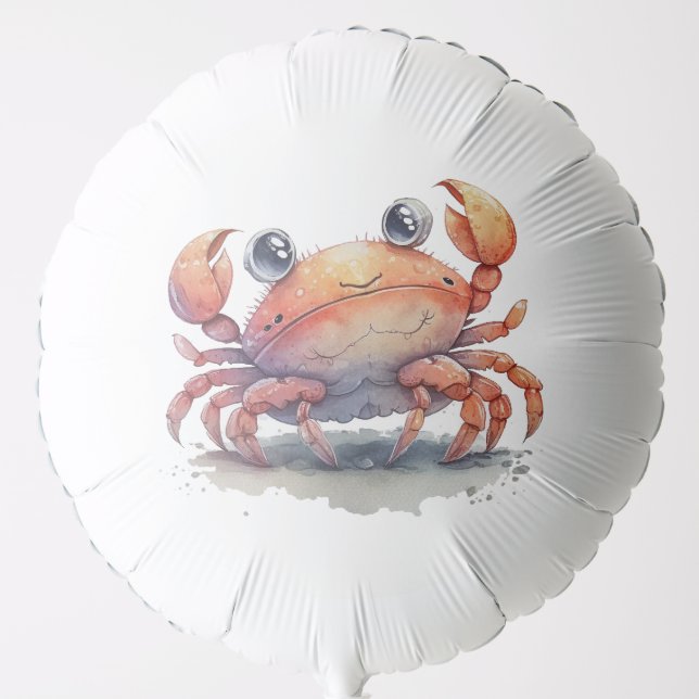Cute Crab Large Balloon (Front)