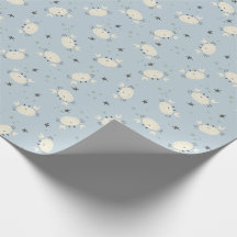 Cute Crab Pattern Sea Life Coastal on Light Blue 