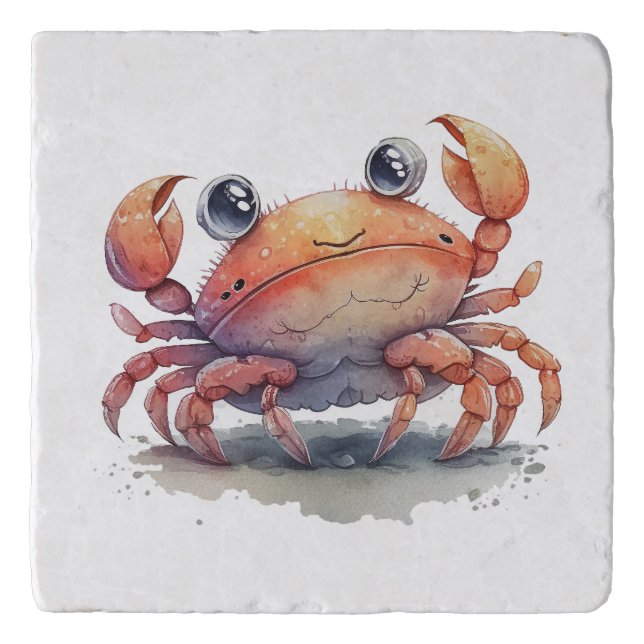 Cute Crab Trivet (Front)