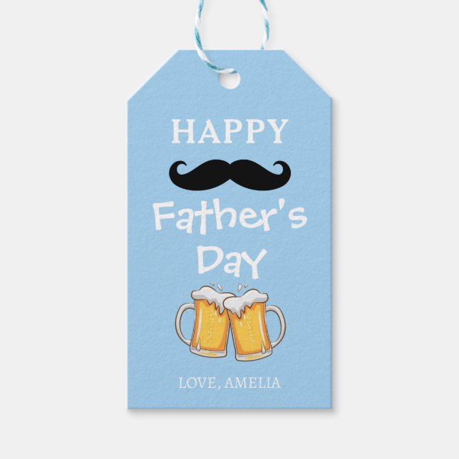 Cute Craft Father's Day Gift Tag (Front)