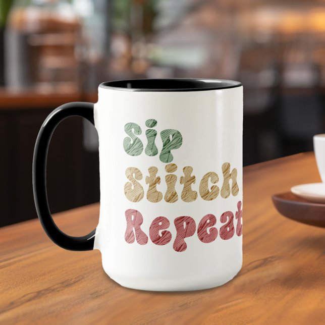 Cute Crafter Crochet Knitting Sewing Mug (Creator Uploaded)