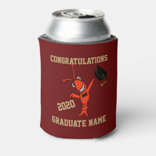 Premium Congrats Grad Slim Can Coolers - 12 Pc.