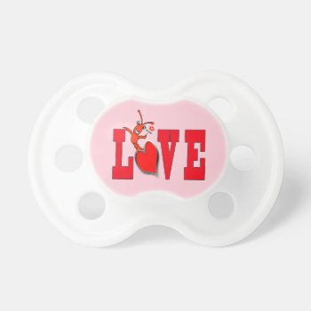 Cute Crawfish / Lobster Love Pacifier by EnchantedBayou at Zazzle