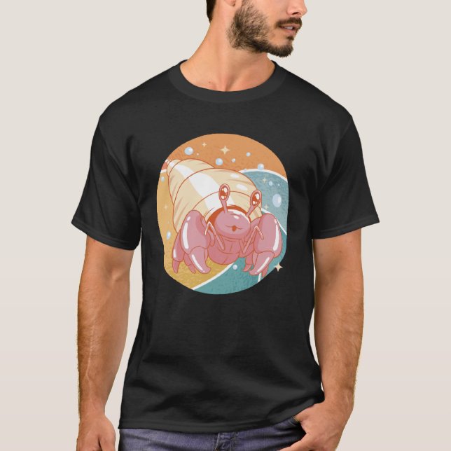 Cute Crawfish Ocean Crab Sea animal T-Shirt (Front)