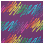 Cute Crayons Kids Art School Supplies Fabric
