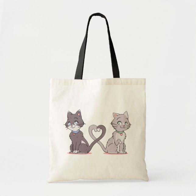 Cute Crazy Cat Lady Funny Kitty  Lover Kitten Mom Tote Bag (Front)