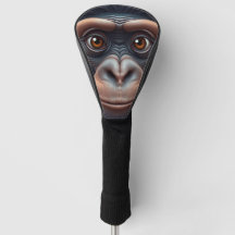 Cute Crazy Funny Chimpanzee Anime Portrait
