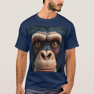 Cute Crazy Funny Chimpanzee T-Shirt