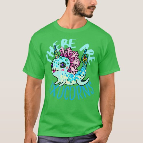 Cute Crazy Psycedelic Space Axolotl Artwork Axolot T_Shirt