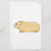 Cute Cream Guinea Pig. (Front/Back)