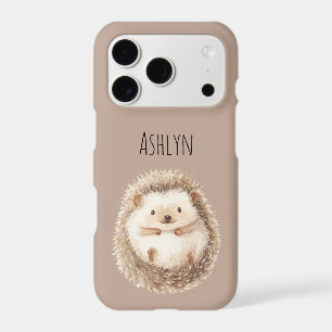 Cute Cream Hedgehog iPhone 17 Pro Case