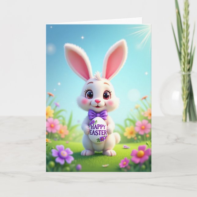 Cute Creature Celebration Card (Front)