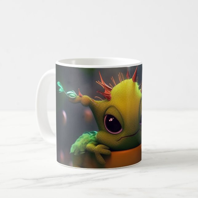Cute Creature Coffee Mug (Front Left)