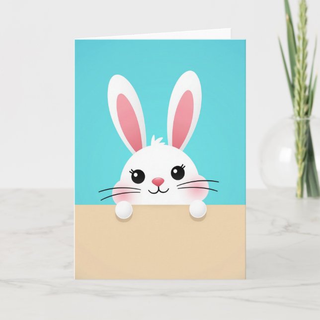 Cute Creature Peekaboo Card (Front)