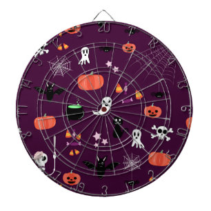 Cute Creepy Halloween Art Dart Board