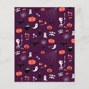 Cute Creepy Halloween Art Flyer