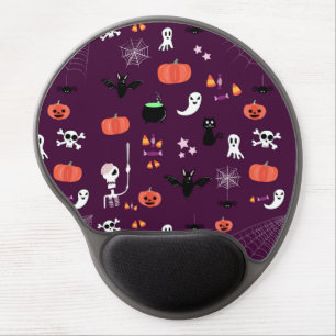 Cute Creepy Halloween Art Gel Mouse Pad