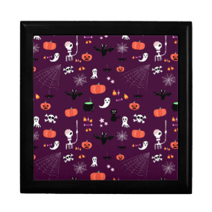 Cute Creepy Halloween Art Gift Box