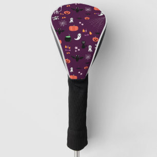 Cute Creepy Halloween Art Golf Head Cover