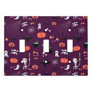 Cute Creepy Halloween Art Light Switch Cover