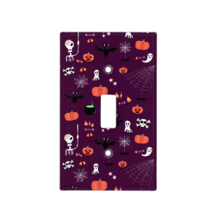 Cute Creepy Halloween Art Light Switch Cover