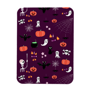 Cute Creepy Halloween Art Magnet
